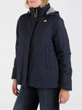 K-WAY Giubbino marlette twill soft beaver NAVY