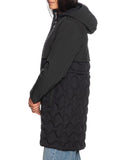 K-WAY D Giubbino siphelle hybrid warm shell nero