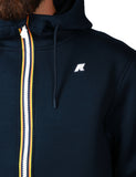 K-WAY U Felpa giubbino scuba rainer spac blu