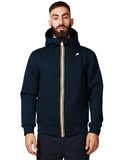 K-WAY U Felpa giubbino scuba rainer spac blu
