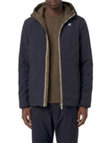 K-WAY U Giubbino Jack double blu