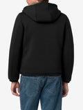K-WAY U Giubbino jack spacer nylon reversibile nero
