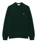 LACOSTE U Pullover girocollo VERDE SCURO