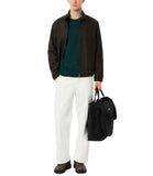 LACOSTE U Maglione in lana cardata VERDE SCURO