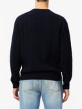 LACOSTE U Pullover a trecce blu