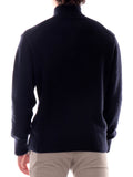 LACOSTE U Dolcevita mezza zip blu