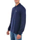 LACOSTE U Polo manica lunga blu
