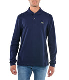 LACOSTE U Polo manica lunga blu