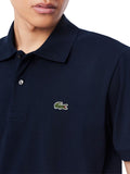 LACOSTE U Polo in piquet leggero blu