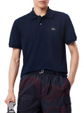 LACOSTE U Polo in piquet leggero blu