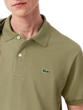 LACOSTE U Polo in piquet leggero verde