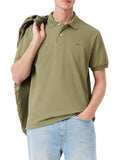 LACOSTE U Polo in piquet leggero verde