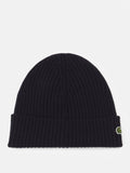 LACOSTE U Cappello a costine blu