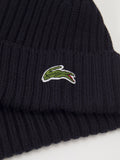 LACOSTE U Cappello a costine blu