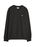 LACOSTE U Felpa girocollo classic fit nero