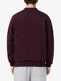 LACOSTE U Felpa girocollo classic fit marrone