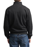 LACOSTE Felpa full zip logo coccodrillo nero