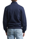 LACOSTE Felpa full zip logo coccodrillo blu