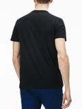 LACOSTE U T-shirt in cotone Pima nero