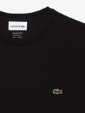LACOSTE U T-shirt in cotone Pima nero