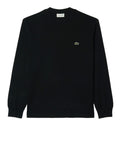 LACOSTE U T-shirt manica lunga nero