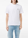 LACOSTE U T-shirt in cotone bianco