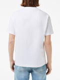 LACOSTE U T-shirt in cotone bianco