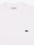 LACOSTE U T-shirt in cotone bianco