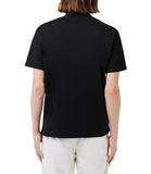 LACOSTE U T-shirt in cotone nero