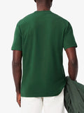 LACOSTE U T-shirt in cotone verdone