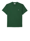 LACOSTE U T-shirt in cotone verdone