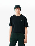 LACOSTE T-shirt basic logo coccodrillo VERDE SCURO