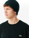 LACOSTE T-shirt basic logo coccodrillo VERDE SCURO