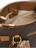LIU JO ACC1 Borsa squadrata logata beige