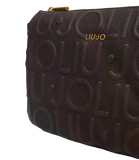 LIU JO ACC1 Borsetta tracollina loghi small MARRONE SCURO