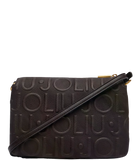 LIU JO ACC1 Borsetta tracollina loghi small MARRONE SCURO