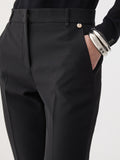LIU JO BLACK Pantalone a sigaretta nero