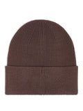 LIU JO SOFT ACC1 Cappello a costine con logo strass MORO