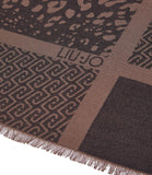 LIU JO SOFT ACC1 Sciarpa animalier nero