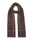 LIU JO SOFT ACC1 Sciarpa animalier nero