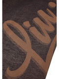 LIU JO SOFT ACC1 Sciarpa maxi logo con frange nero