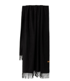 LIU JO SOFT ACC1 Sciarpa basic nera logo nero