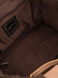 LIU JO SOFT ACC1 Borsa teddy pelliccia logo MORO