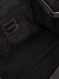 LIU JO SOFT ACC1 Borsa teddy pelliccia logo nero