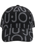 LIU JO SOFT ACC1 Cappello baseball logo allover nero