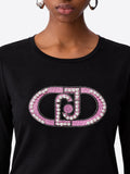 LIU JO SPORT T-shirt con logo nero