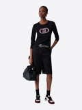 LIU JO SPORT T-shirt con logo nero