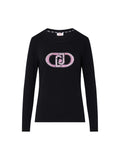 LIU JO SPORT T-shirt con logo nero