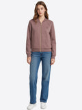LIU JO SPORT Felpa full zip ROSA SCURO