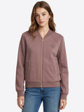 LIU JO SPORT Felpa full zip ROSA SCURO